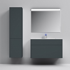 Am.Pm Мебель для ванной Inspire 2.0 100 графит матовый – фотография-11