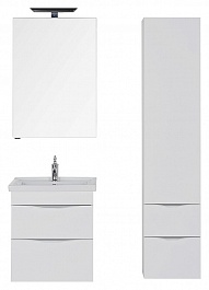 Aquanet Мебель для ванной "Эвора 60" белая – фотография-3