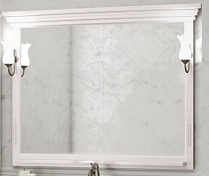 Opadiris Зеркало для ванной Риспекто 120 цвет 9003 (белый матовый)