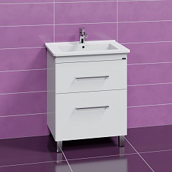 СанТа Мебель для ванной Вегас 65 белая – фотография-6