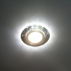 Feron Встраиваемый светильник с LED 8050-2 серебро, серебро – фотография-3