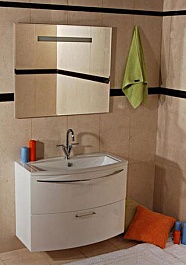 De Aqua Мебель для ванной Лонг 90, зеркало Экстра EXT 90 – фотография-2