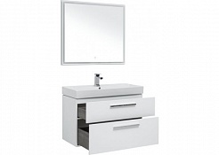 Aquanet Мебель для ванной Nova 90 белая – фотография-2