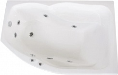 BellSan Акриловая ванна Сати 150x96 L с гидромассажем – фотография-1