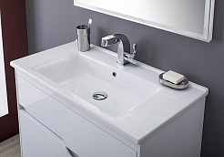 Aquanet Мебель для ванной Модена 75 белая – фотография-6