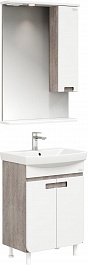 Onika Мебель для ванной Харпер 55.10 белая матовая/мешковина – фотография-1