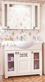 Бриклаер Мебель для ванной Кантри 105 2 – фотография-1