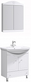 Aqwella Мебель для ванной Франческа 75, зеркало-шкаф – фотография-1