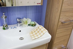 Sanflor Мебель для ванной Ларго 2 70 L вяз швейцарский – фотография-5