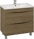 Водолей Мебель для ванной Adel 100 дуб крымский коричневый – фотография-10