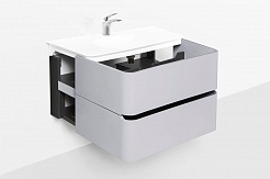 Am.Pm Мебель для ванной Sensation 80 R серый шелк – фотография-9