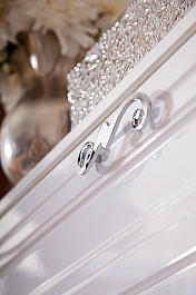 Бриклаер Мебель для ванной Адель 105 2 серебро – фотография-3
