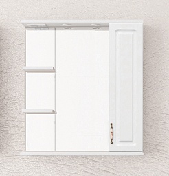 Style Line Зеркальный шкаф Олеандр-2 750/С белый – фотография-2