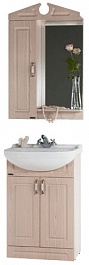 Водолей Мебель для ванной Капри 55 L дуб – фотография-1
