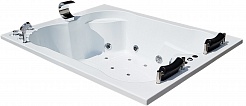 Royal Bath Акриловая ванна HARDON DE LUXE с гидромассажем 200x150x75 – фотография-2