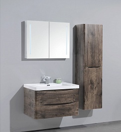 BelBagno Мебель для ванной ANCONA-N 1000 Rovere Moro, подсветка – фотография-5