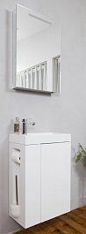 BelBagno Мебель для ванной подвесная CAPELLA 50 L Bianco Lucido – фотография-1