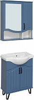 Runo Мебель для ванной Марсель 65 синяя