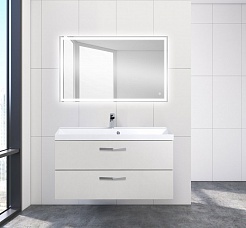 BelBagno Мебель для ванной AURORA 1000 Pietra Bianca, TCH – фотография-3