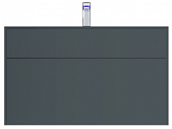 Am.Pm Тумба с раковиной Inspire 2.0 100 графит матовый – фотография-1