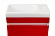Style Line Тумба с раковиной Compact 40 красная – фотография-9