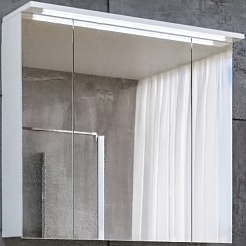 Бриклаер Мебель для ванной Кристалл 80 белая – фотография-6
