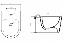 BelBagno Биде подвесное Marino BB105BH – фотография-5