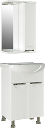 Mixline Мебель для ванной Этьен 55 R белая – фотография-1