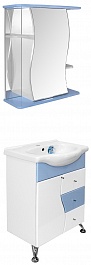 Mixline Мебель для ванной Венеция 60 голубая – фотография-1