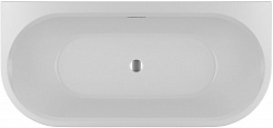 Riho Акриловая ванна DESIRE WALL MOUNTED B2W 184x84 Velvet White – фотография-1