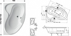 Ravak Акриловая ванна Rosa II 160 R – фотография-5