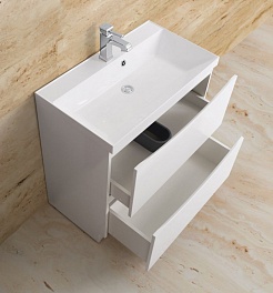 BelBagno Мебель для ванной напольная MARINO 1200 Bianco Lucido, TCH – фотография-4