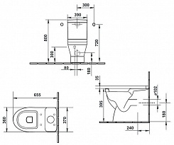 Duravit Унитаз-Компакт Starck 3 0128090000 с микролифтом – фотография-3