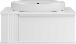 Brevita Мебель для ванной Savoy 80 подвесная белая матовая – фотография-3