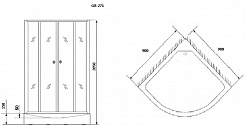 Grossman Душевая кабина 90x90 GR-271 – фотография-6