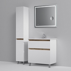 Am.Pm Мебель для ванной X-Joy 80 белый глянец, напольная – фотография-5