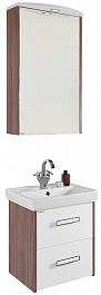 Водолей Мебель для ванной Мона 55 R с ящиками ясень – фотография-1