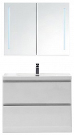 BelBagno Мебель для ванной ENERGIA-N 800 Bianco Lucido, подсветка – фотография-1