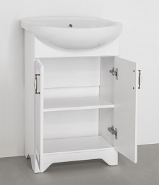 Style Line Мебель для ванной Олеандр-2 55 белая – фотография-9