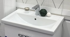  Мебель для ванной Боско 60 белый/орегано (светлый) – фотография-6