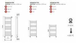 Terminus Полотенцесушитель Латте П18 – фотография-2