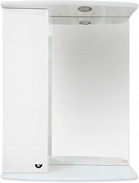 Misty Зеркальный шкаф Астра 50 L белый – фотография-1
