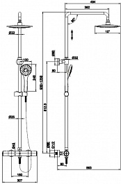 Cersanit Душевая система Odra 63069 – фотография-6