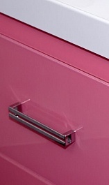 Misty Тумба с раковиной Джулия QVATRO 90, 3 ящика, розовая – фотография-5