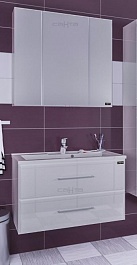 СанТа Мебель для ванной Омега 90 подвесная – фотография-1