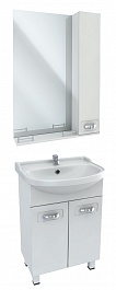Bas Мебель для ванной "Альта 60" Делла Классик с зеркальным шкафом – фотография-1