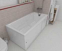 Cersanit Экран для ванны 170 универсальный тип 3 ультра белый – фотография-4