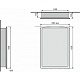Velvex Мебель для ванной Iva 60 подвесная, светлый лен, зеркало-шкаф – картинка-19