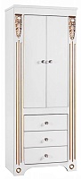 Водолей Пенал "Версаль 60" 2 двери, белый/золото