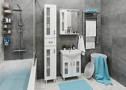 Onika Мебель для ванной Кристалл 55.18 (Балтика) L белая – фотография-3